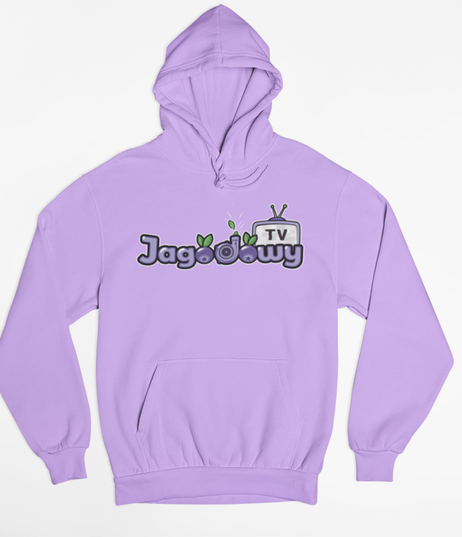 Bluza z haftem Jagodowy TV Lilac Dostępna na zamówienie