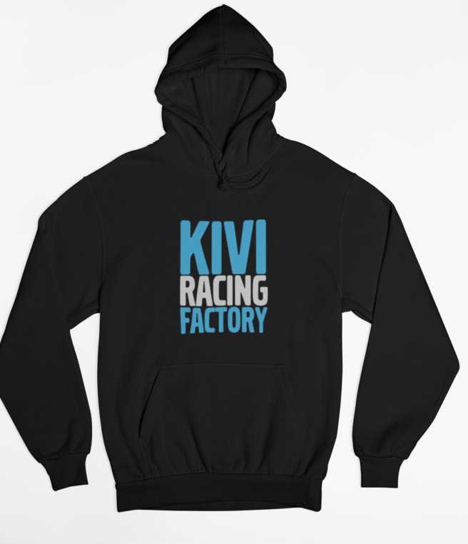 Bluza z nadrukiem Kivi Racing Factory Black