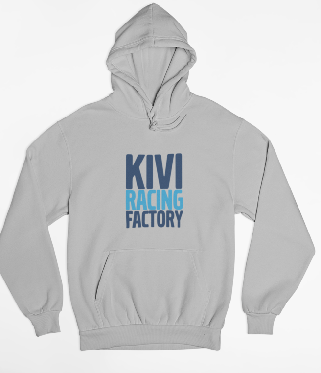 Bluza z haftem Kivi Racing Factory Grey Dostępna na zamówienie