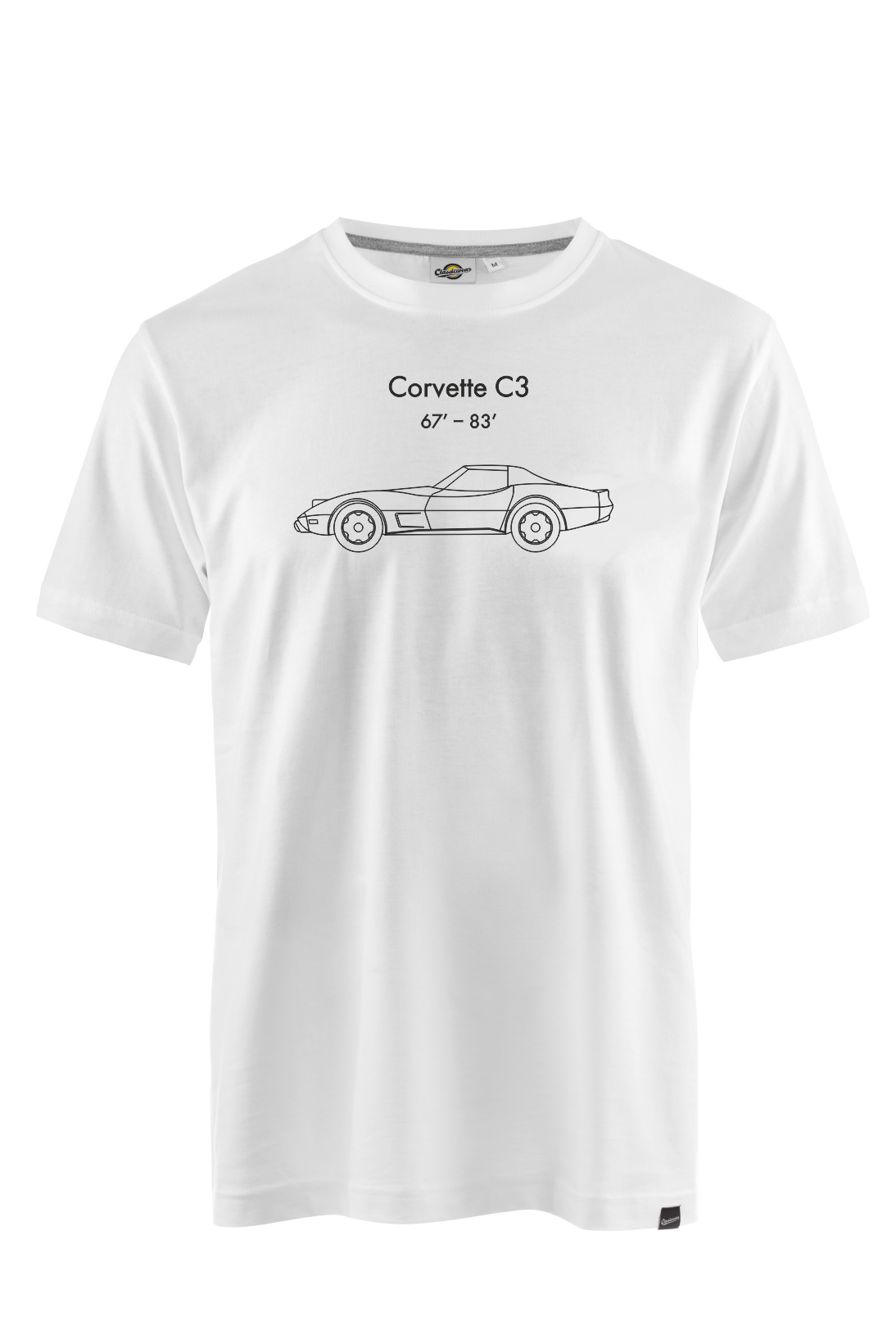 Koszulka bawełniana z nadrukiem Corvette C3 - obrazek 2