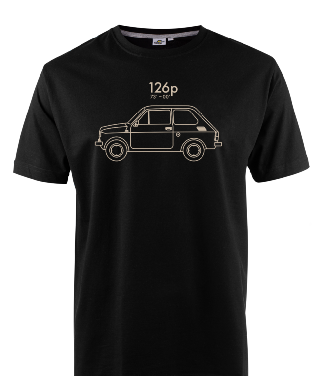 Koszulka bawełniana Fiat 126p Maluch
