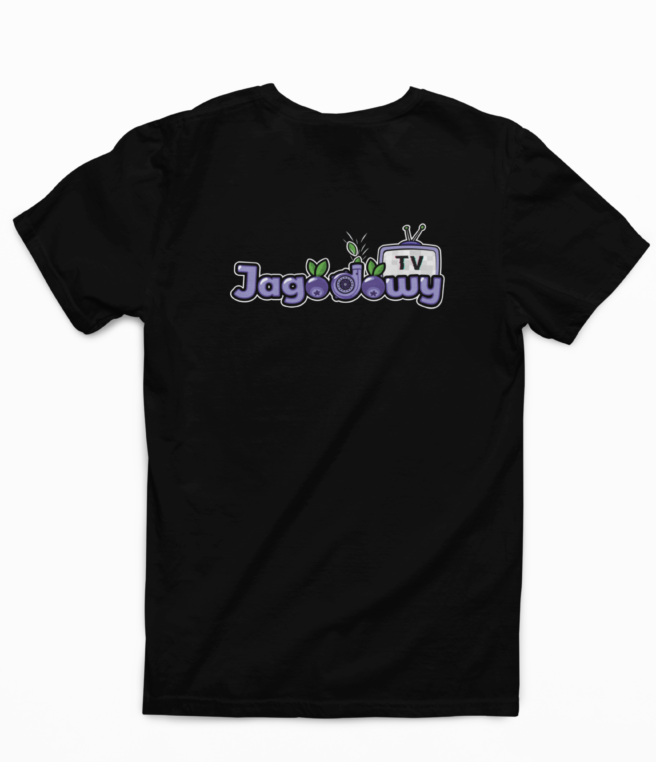Koszulka z nadrukiem Jagodowy Black
