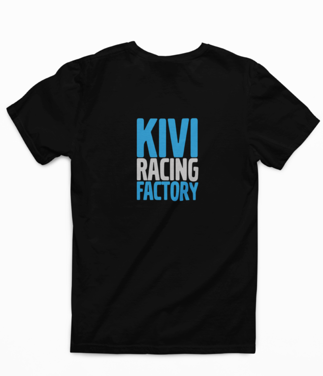 Koszulka z nadrukiem Kivi Racing Factory Black