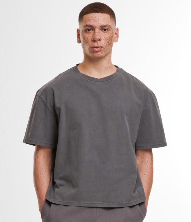 KOSZULKA MĘSKA VINTAGE CROPPED 240G