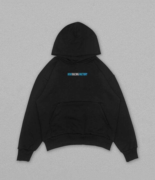 Bluza z małym haftem Kivi Racing Factory Black